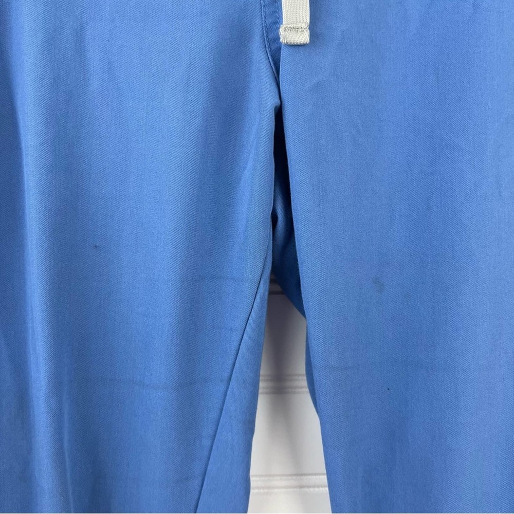 Figs Yola Skinny Tapered Leg Scrub Pant in Ceil Blue Size Small TALL - Picture 8 of 16